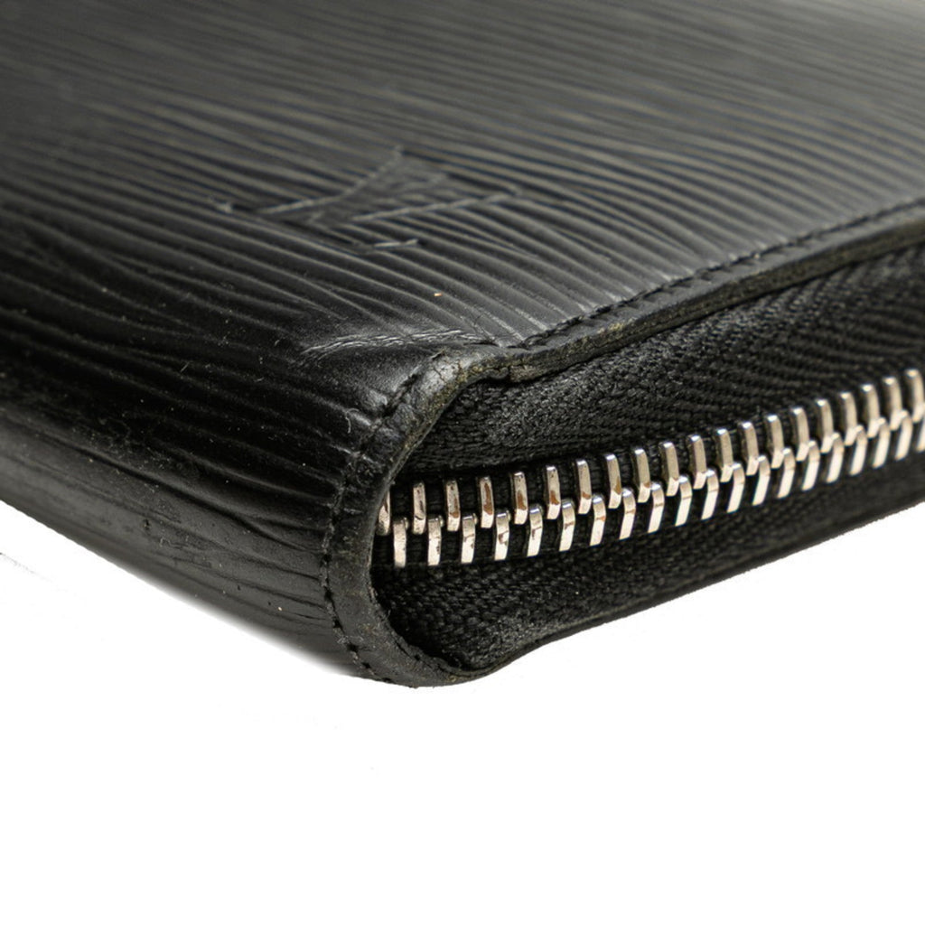 Louis Vuitton Epi Black Leather Long Wallet (Bi-Fold) (Pre-Owned)