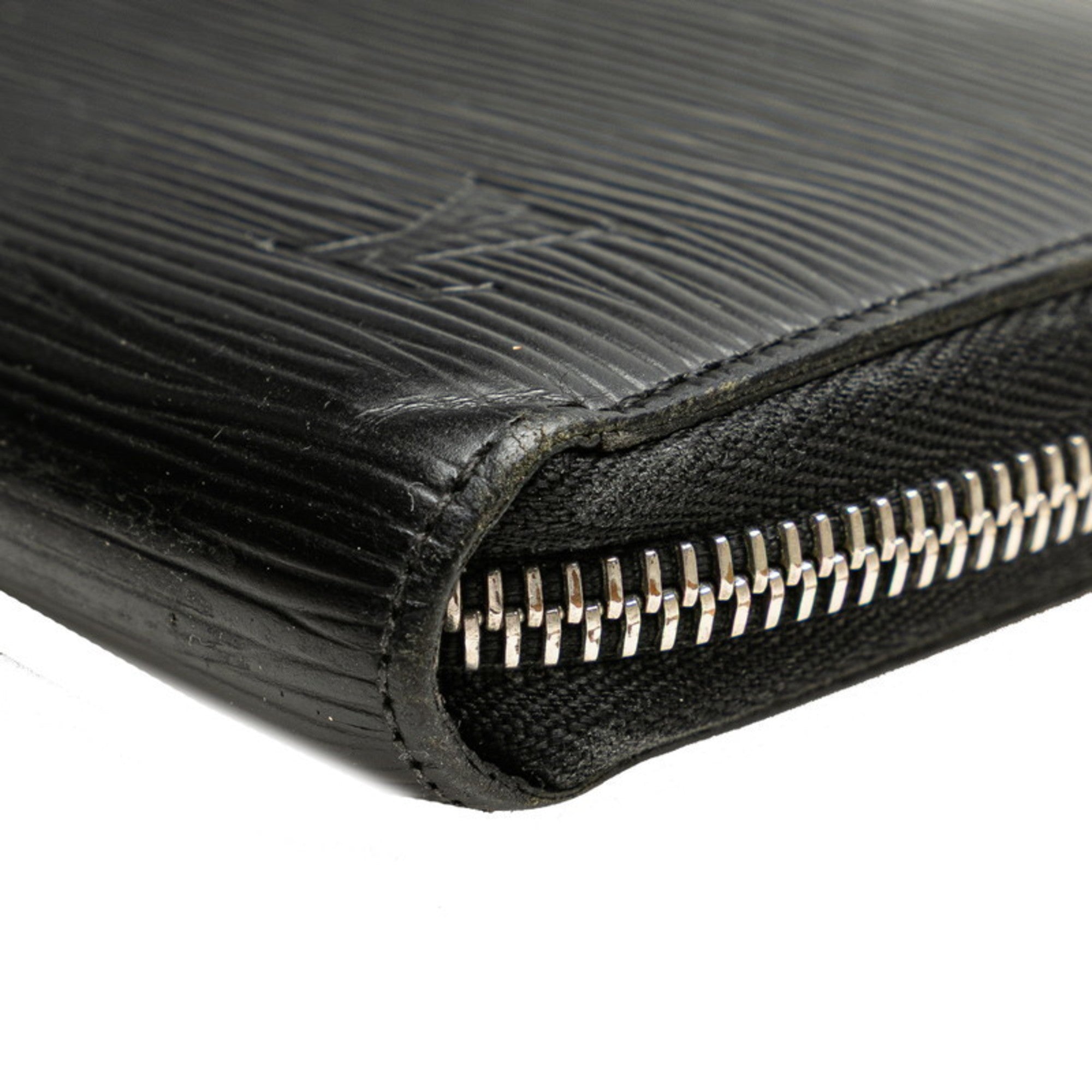 Louis Vuitton Epi Black Leather Long Wallet (Bi-Fold) (Pre-Owned)