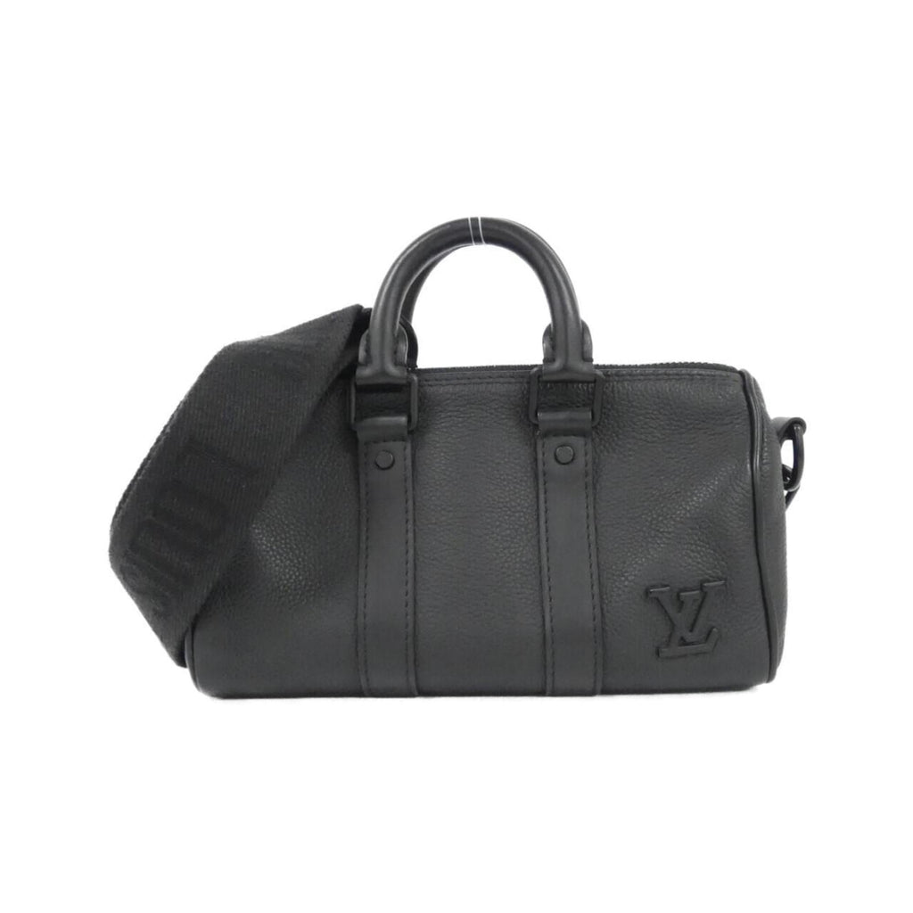 Louis Vuitton Black Leather Boston Bag (Pre-Owned)