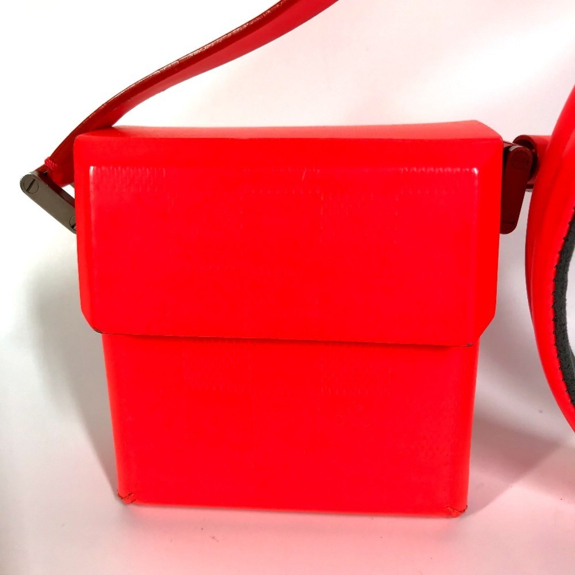 Louis Vuitton Coral Color Red Color Damier Glace Pochette Shoulder Bag (Pre-Owned)