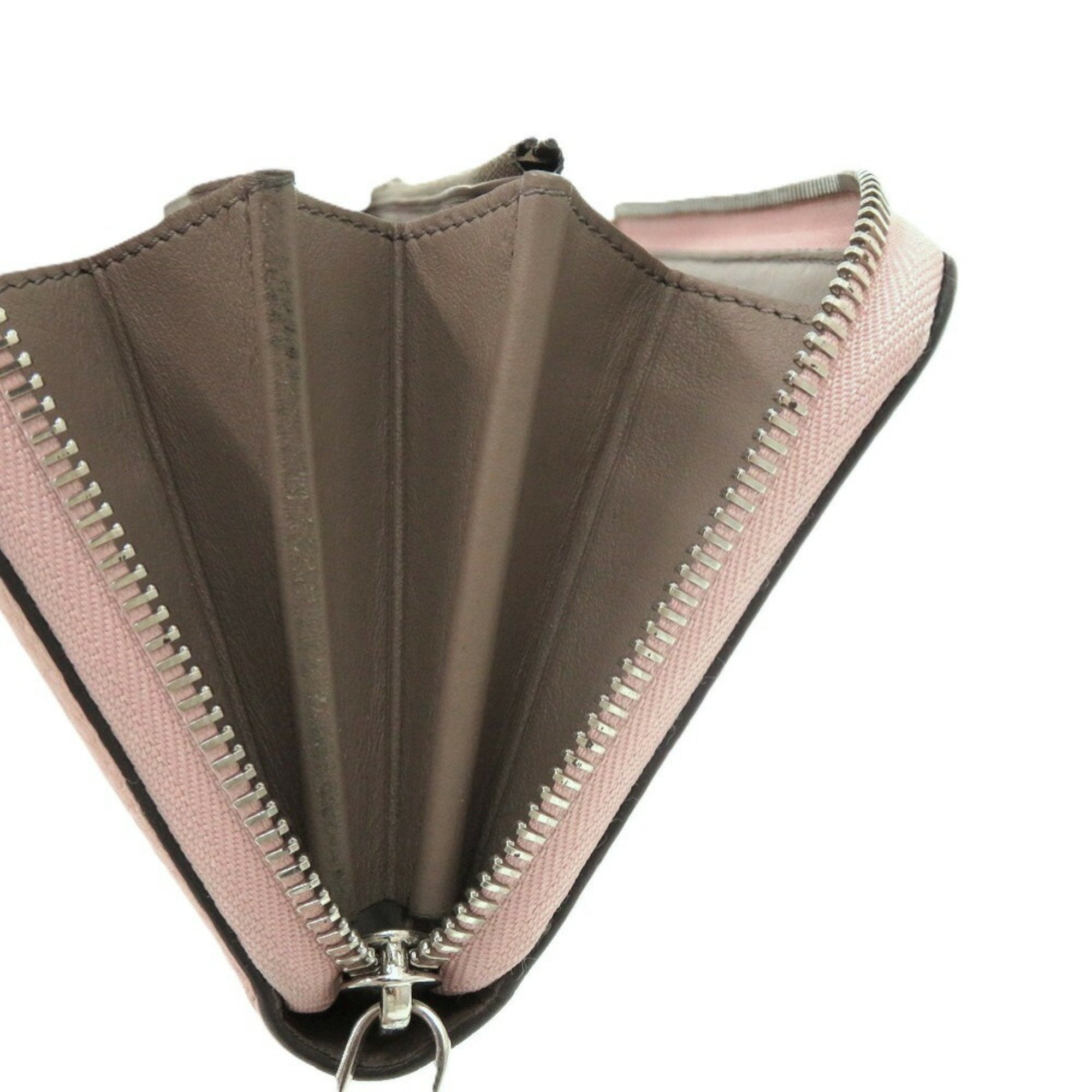 Louis Vuitton Magnolia Pink Leather Long Wallet (Bi-Fold) (Pre-Owned)