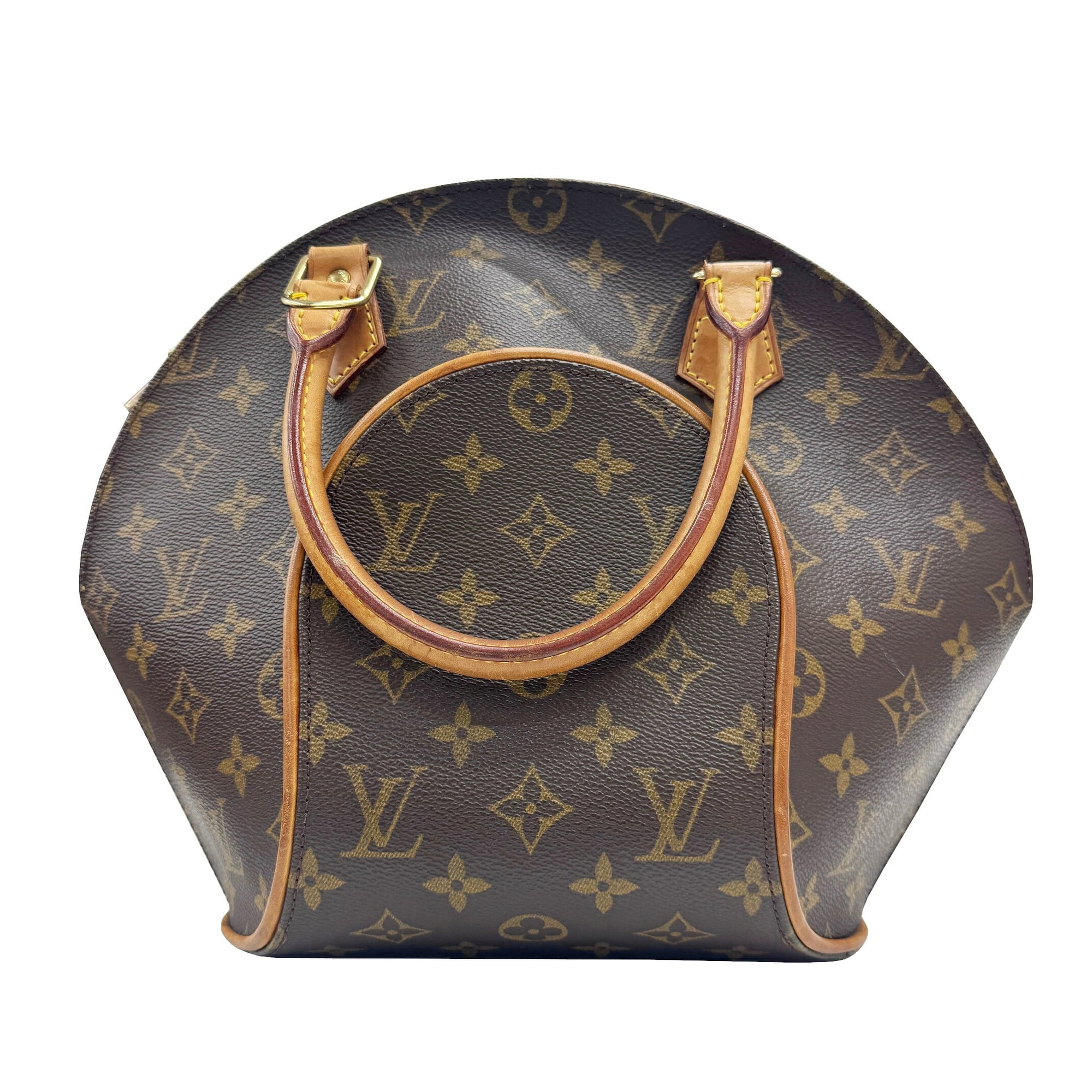 Louis Vuitton Brown Monogram Canvas Handbag (Pre-Owned)