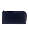 Louis Vuitton Black Leather Long Wallet (Bi-Fold) (Pre-Owned)