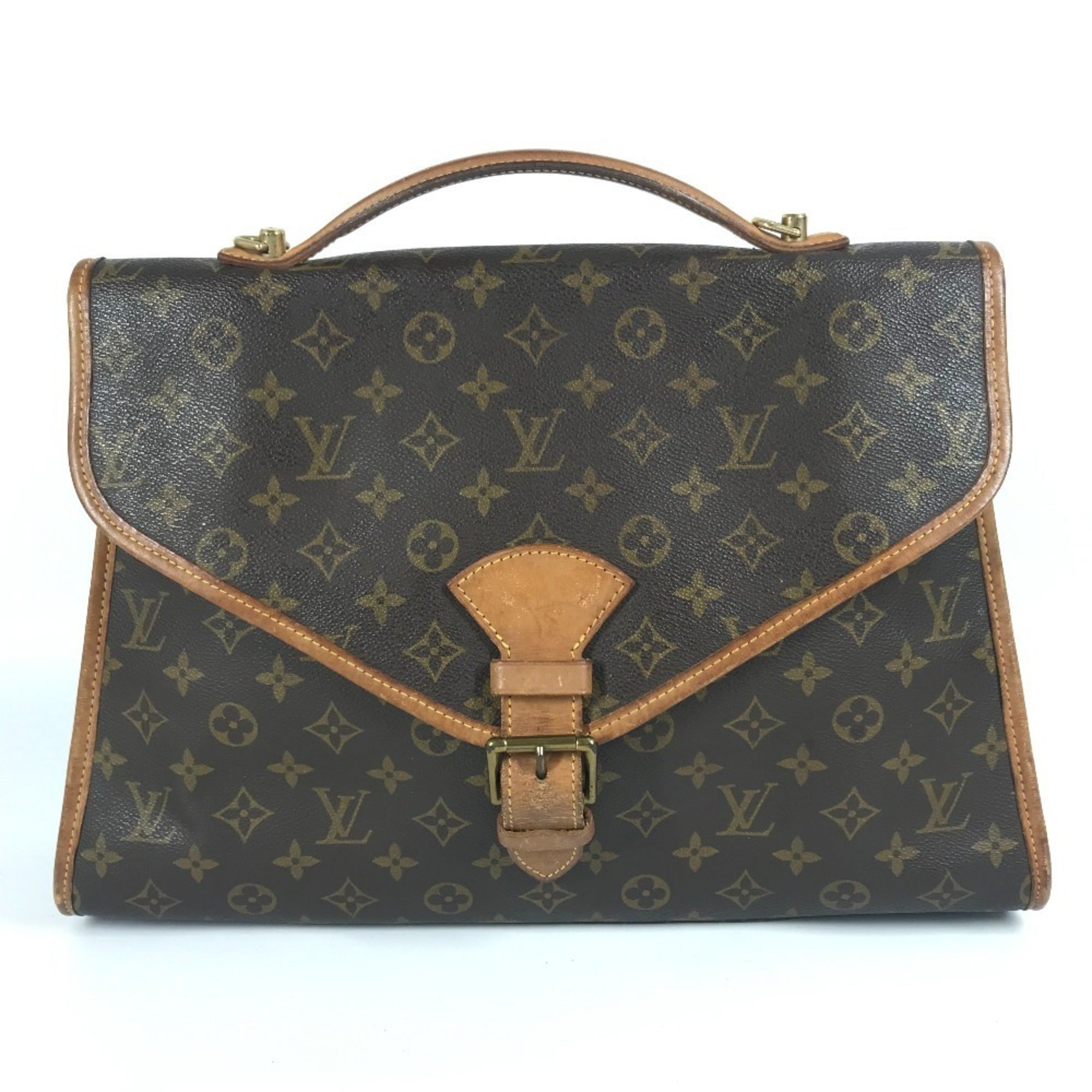 Beverly Briefcase Monogram Canvas MM
