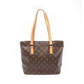 Louis Vuitton Monogram Brown Coated Canvas Leather Shoulder Bag (Pre-Owned)