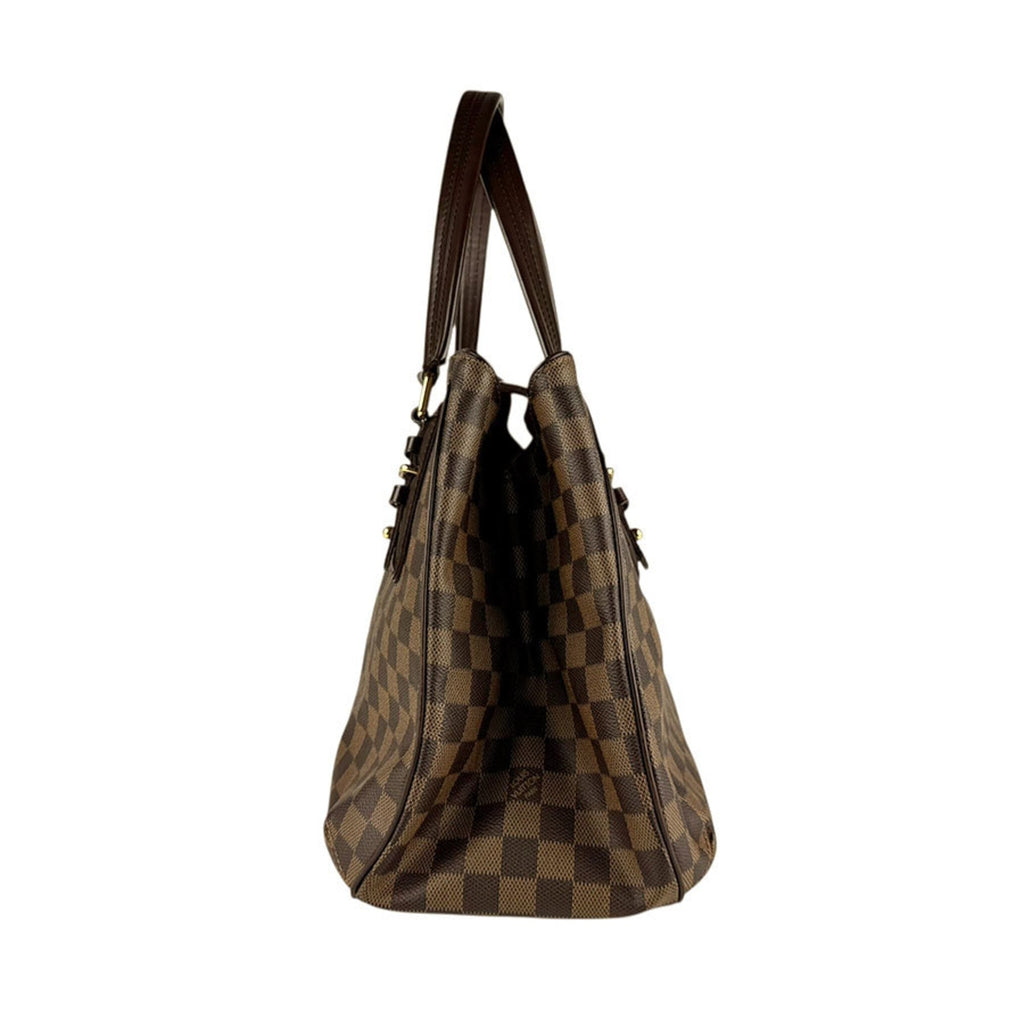 Louis Vuitton Ebene Damier Canvas Handbag (Pre-Owned)