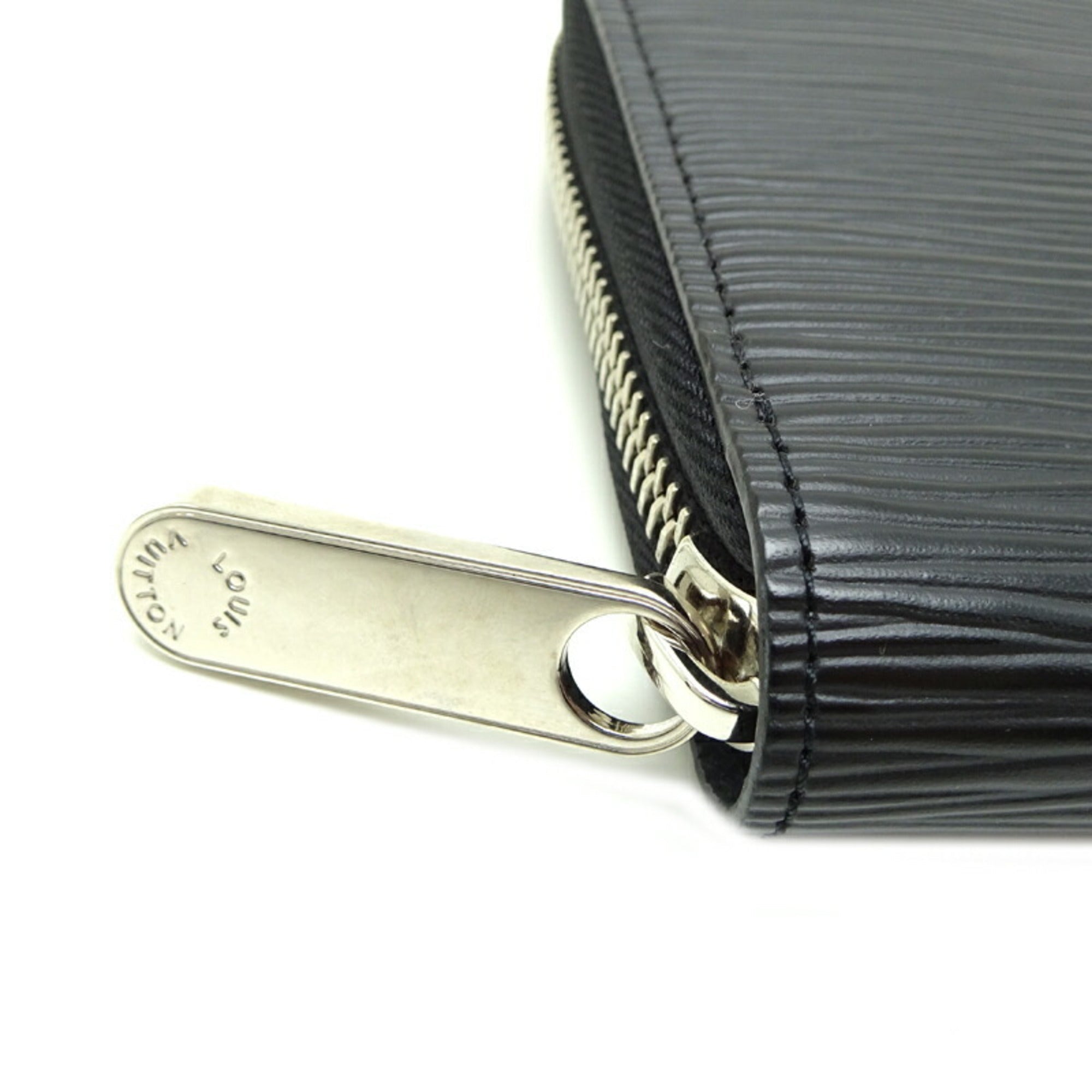 Louis Vuitton Epi Black Noir Epi Leather Long Wallet (Bi-Fold) (Pre-Owned)