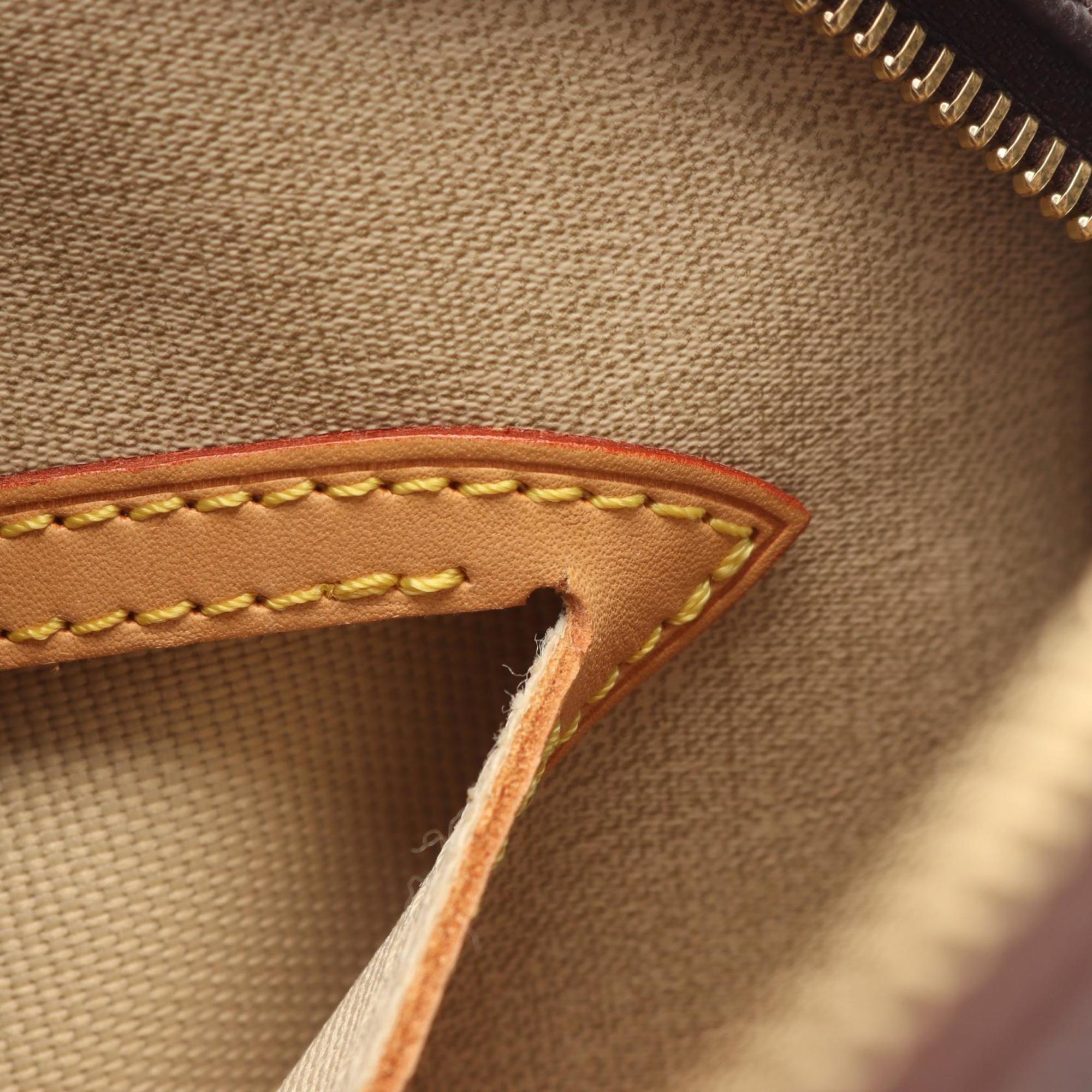 Louis Vuitton Brown Monogram Coated Canvas Shoulder Bag (Pre-Owned)