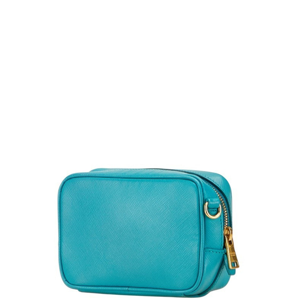 Zip Crossbody Bag Saffiano Leather Mini