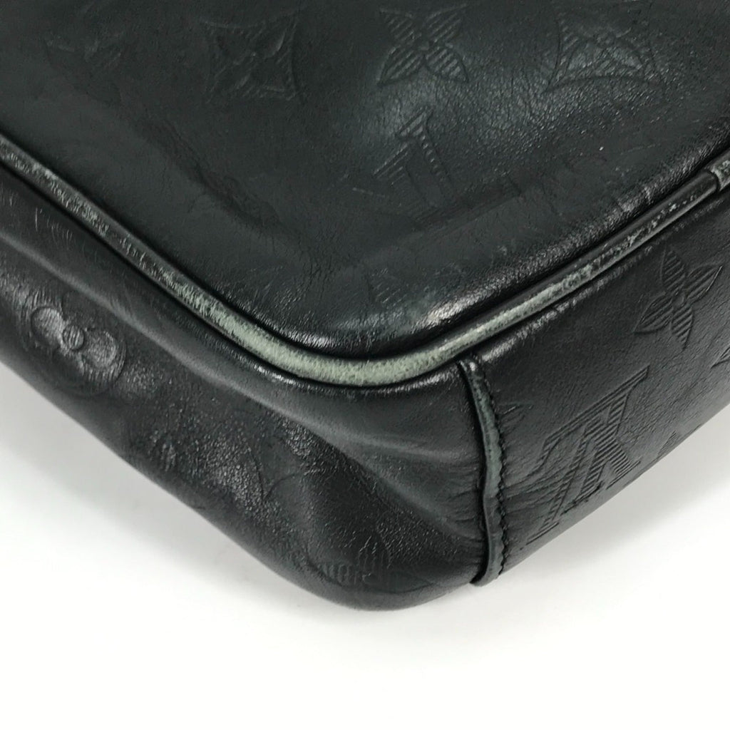Louis Vuitton Monogram Shadow Black Galle Monogram Shadow Pochette Shoulder Bag (Pre-Owned)