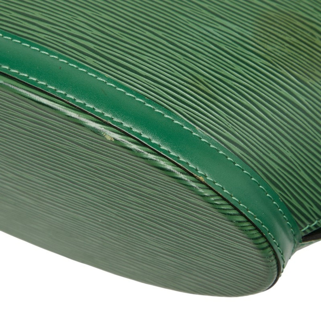 Louis Vuitton Epi Borneo Green Leather Handbag Shoulder Bag (Pre-Owned)