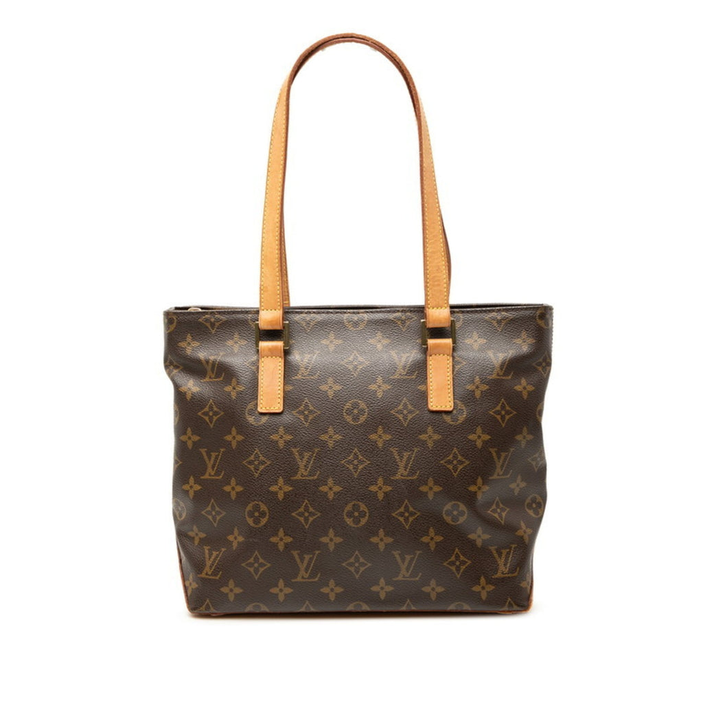 Louis Vuitton Monogram Brown Pvc Leather Handbag Tote Bag (Pre-Owned)