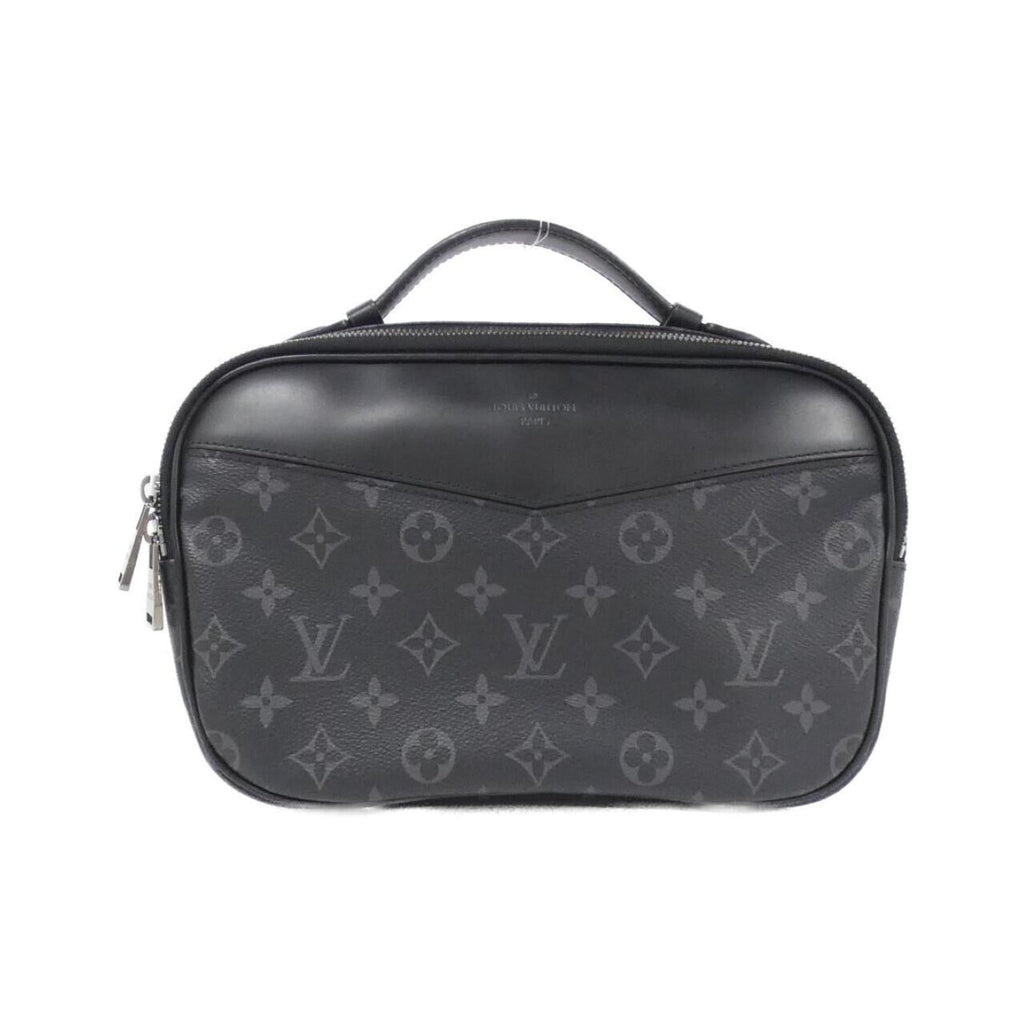 Louis Vuitton Black Coated Canvas Shoulder Bag (Pre-Owned)