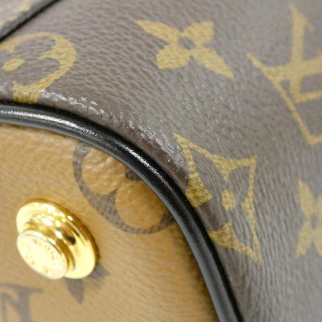 Louis Vuitton Marron Coated Canvas Handbag (Pre-Owned)
