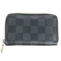 Louis Vuitton Black Damier Graphite Damier Graphite Coin Purse/Coin Case (Pre-Owned)