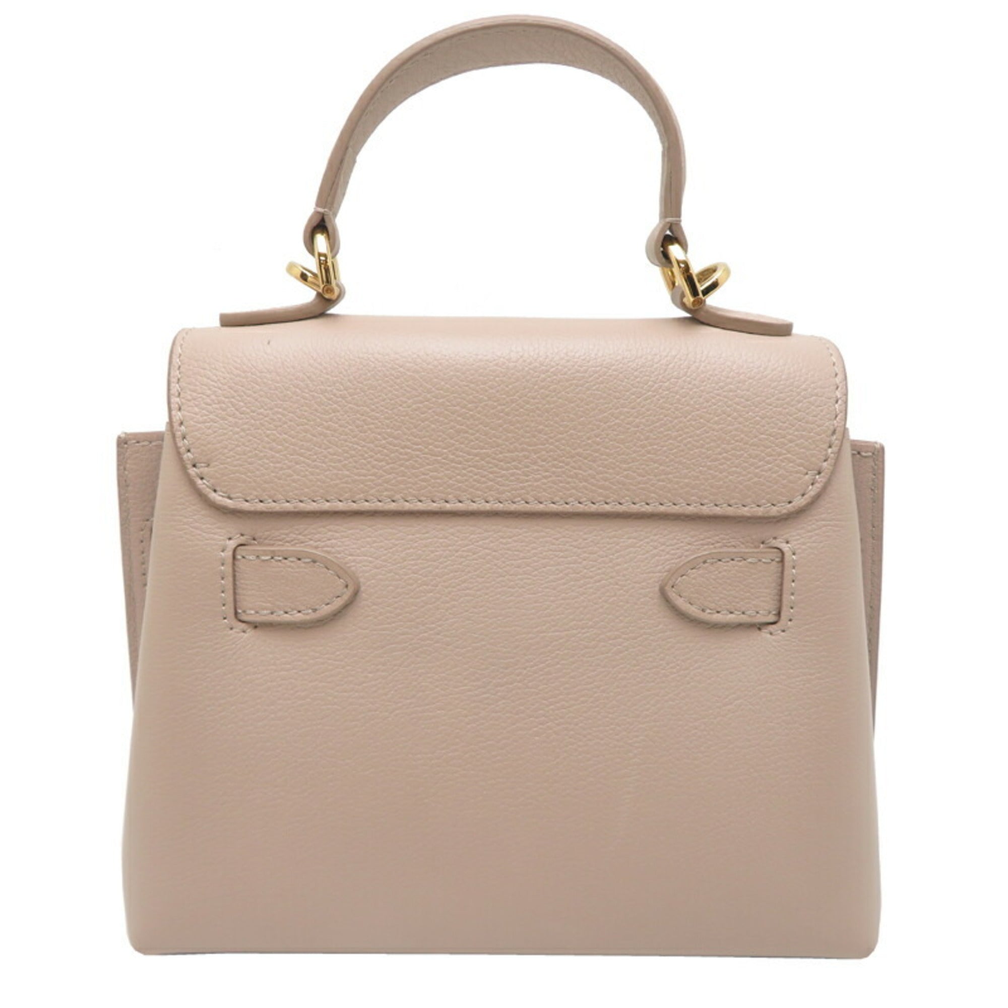 Louis Vuitton Galle Grayish Leather Handbag (Pre-Owned)