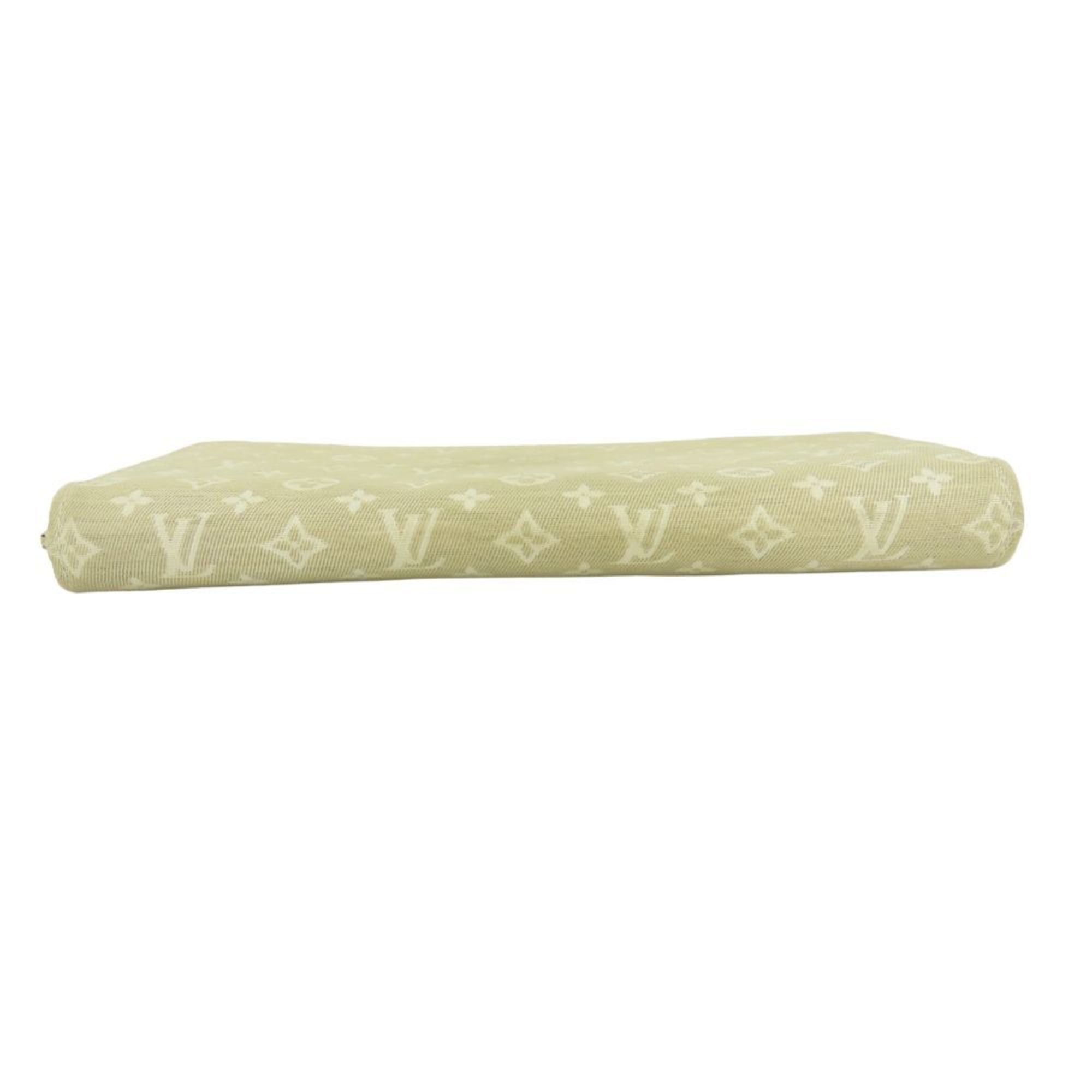 Louis Vuitton Monogram Mini Lin Beige Dune Monogram Mini Lin Long Wallet (Bi-Fold) (Pre-Owned)