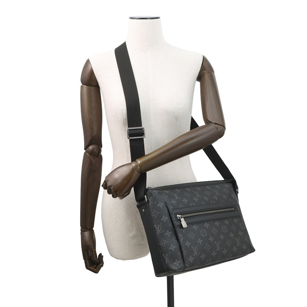 Louis Vuitton Monogram Eclipse Black Noir Monogram Eclipse Shoulder Bag (Pre-Owned)