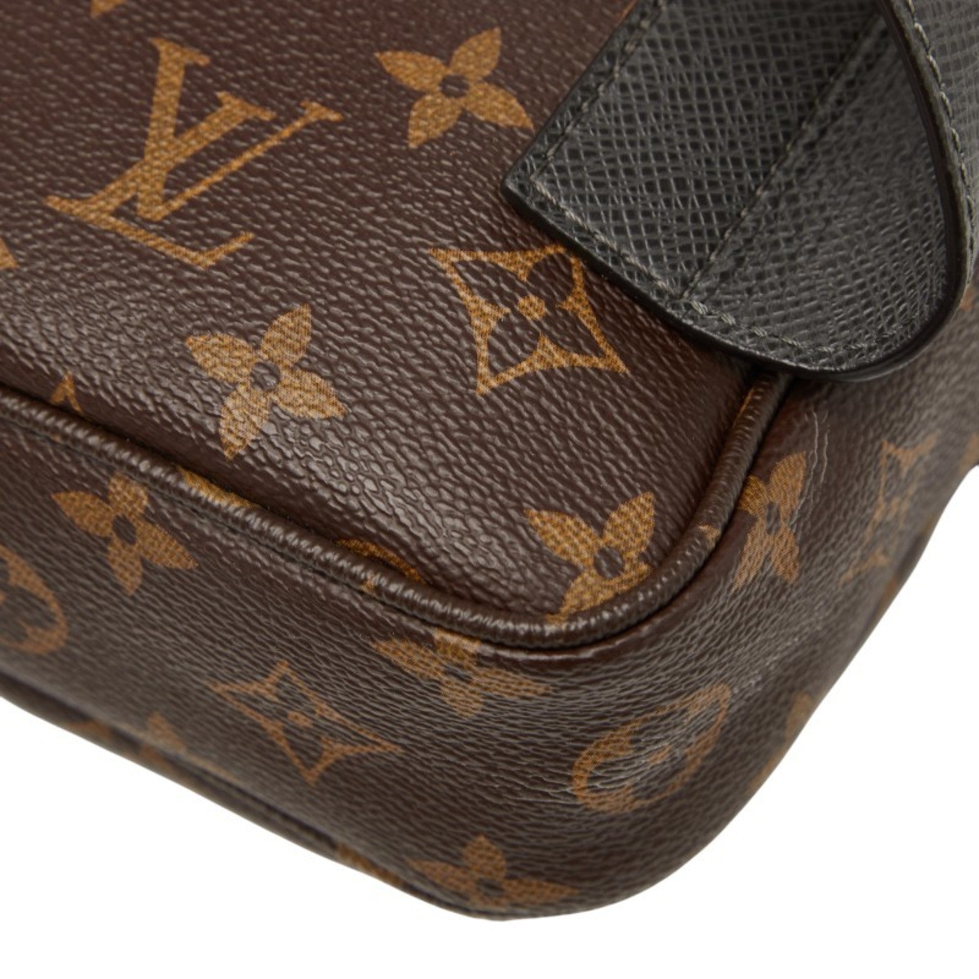 Louis Vuitton Monogram Brown Pvc Leather Sling Bag (Pre-Owned)
