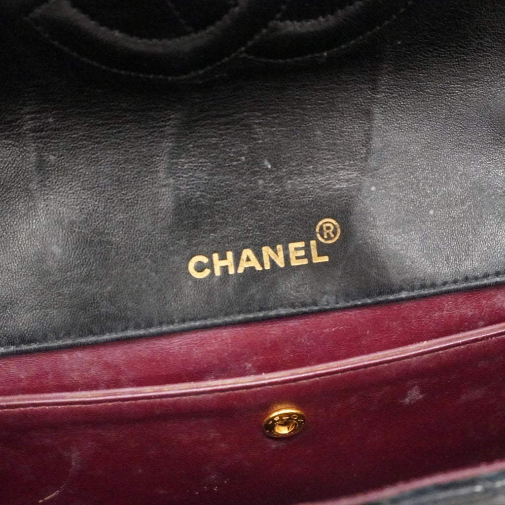 Vintage CC Chain Flap Bag Quilted Lambskin Medium