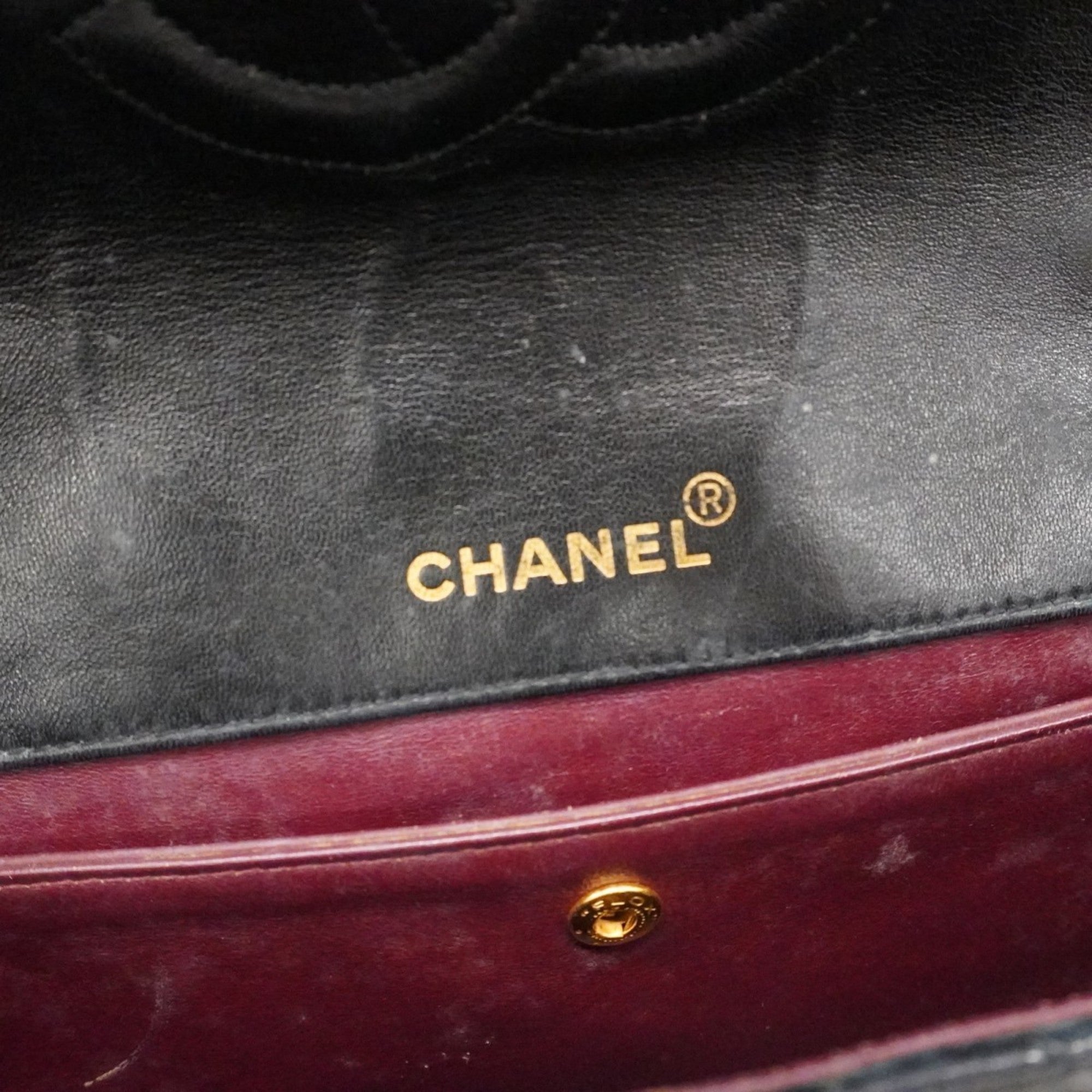 Vintage CC Chain Flap Bag Quilted Lambskin Medium