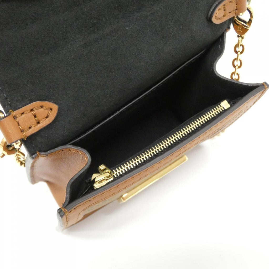 Louis Vuitton Marron Coated Canvas Fanny Pack (Pre-Owned)