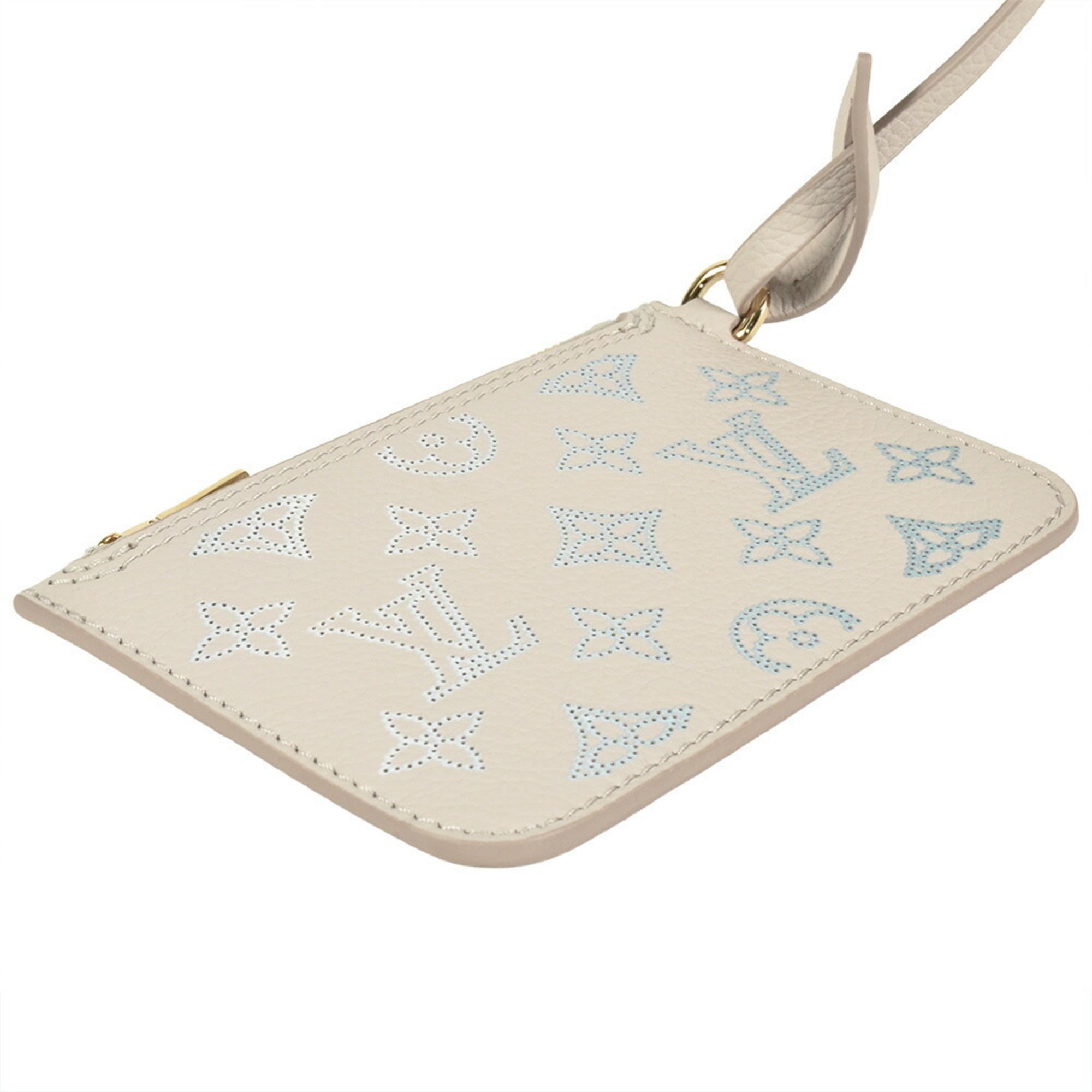 Louis Vuitton Beige Ivory Monogram Mahina Leather Handbag (Pre-Owned)