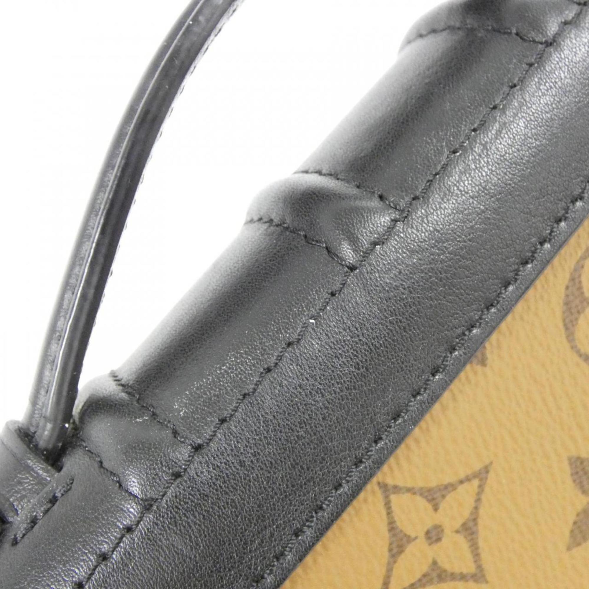 Louis Vuitton Marron Coated Canvas Chain/Shoulder Wallet (Pre-Owned)