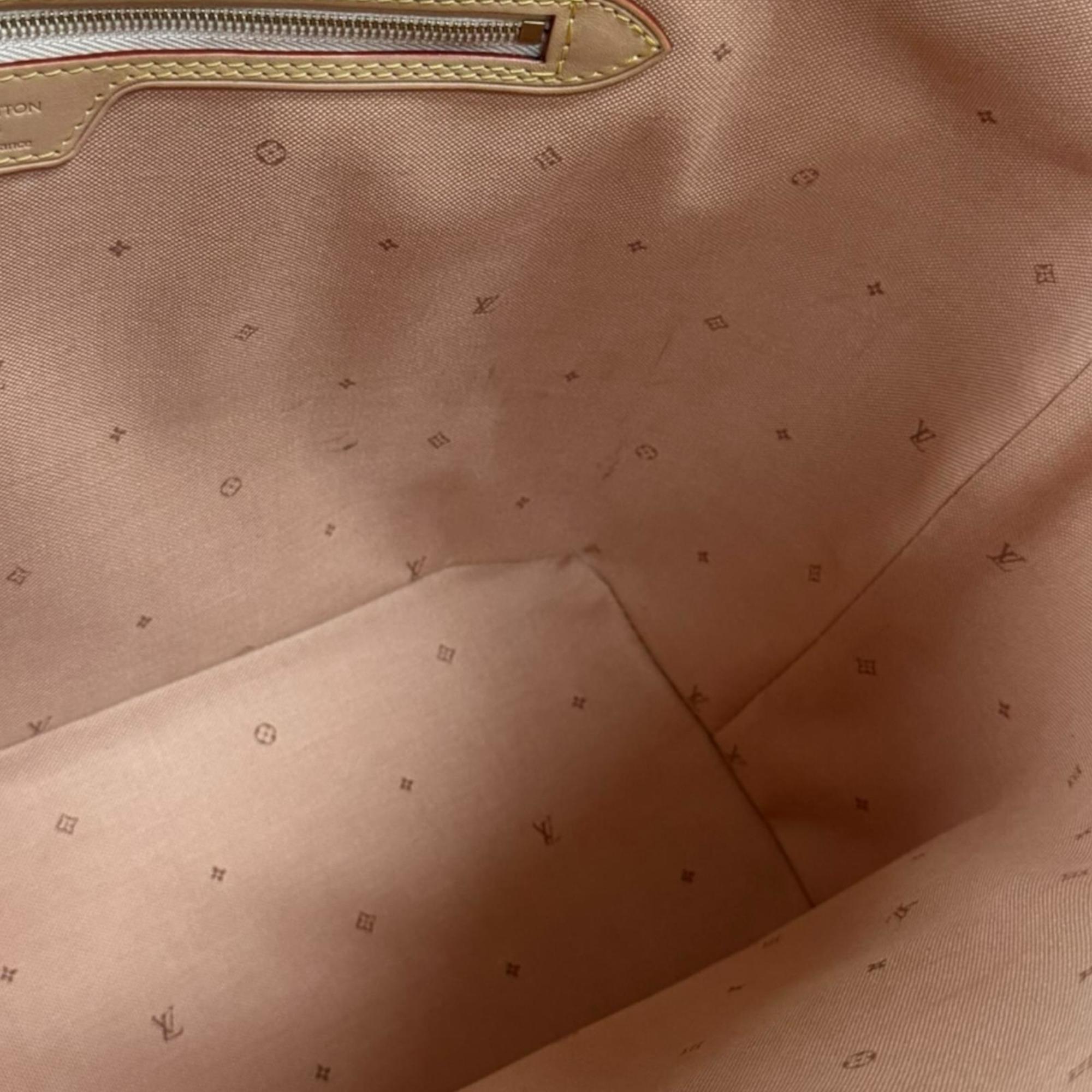 Louis Vuitton Beige Ivory Pvc Tote Bag (Pre-Owned)