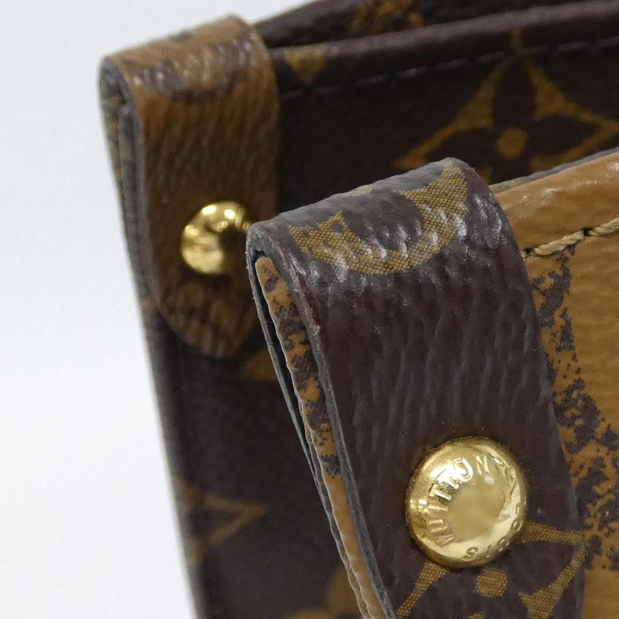 Louis Vuitton Marron Coated Canvas Handbag (Pre-Owned)
