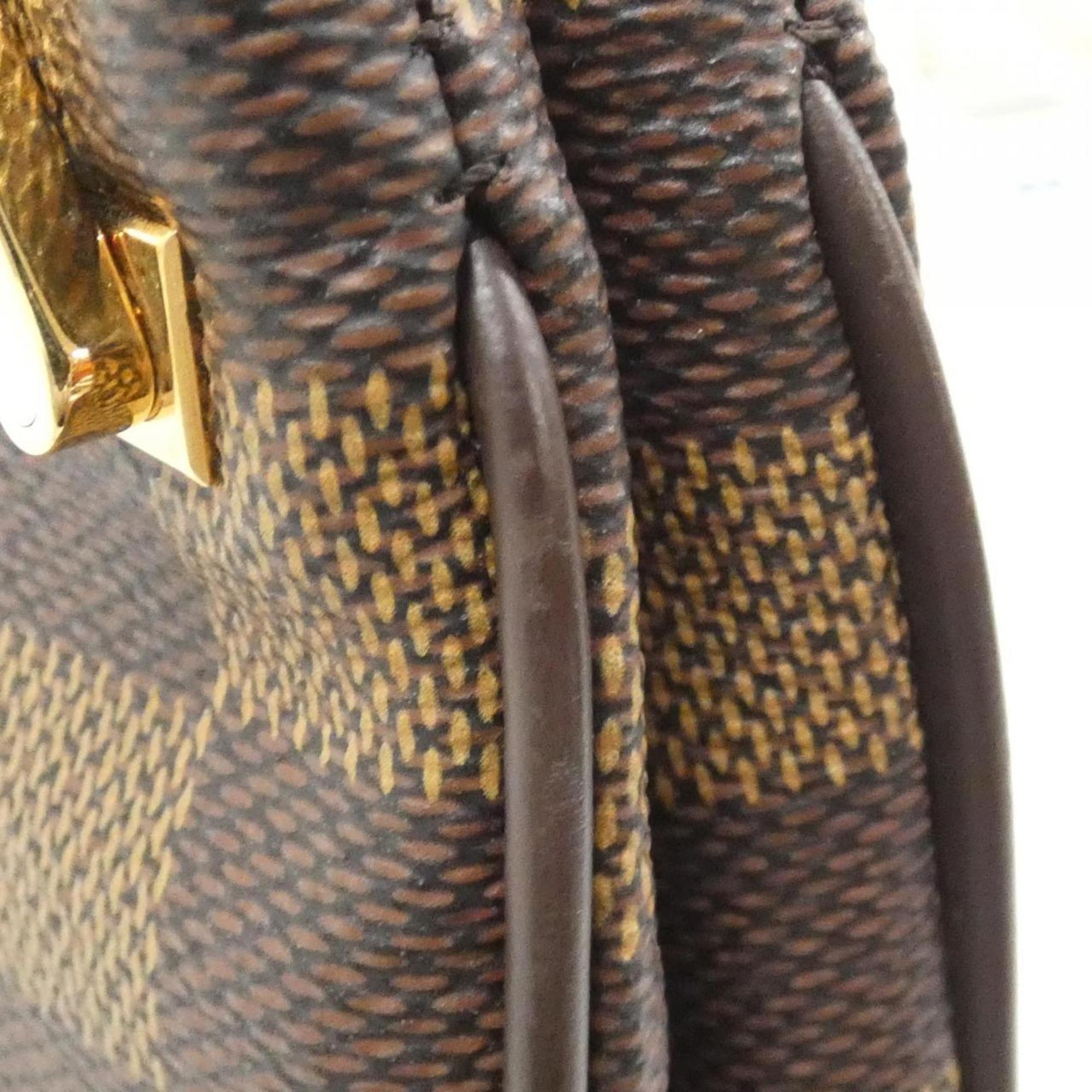 Louis Vuitton Damier Damier Canvas Ebene Damier Canvas Shoulder Bag (Pre-Owned)
