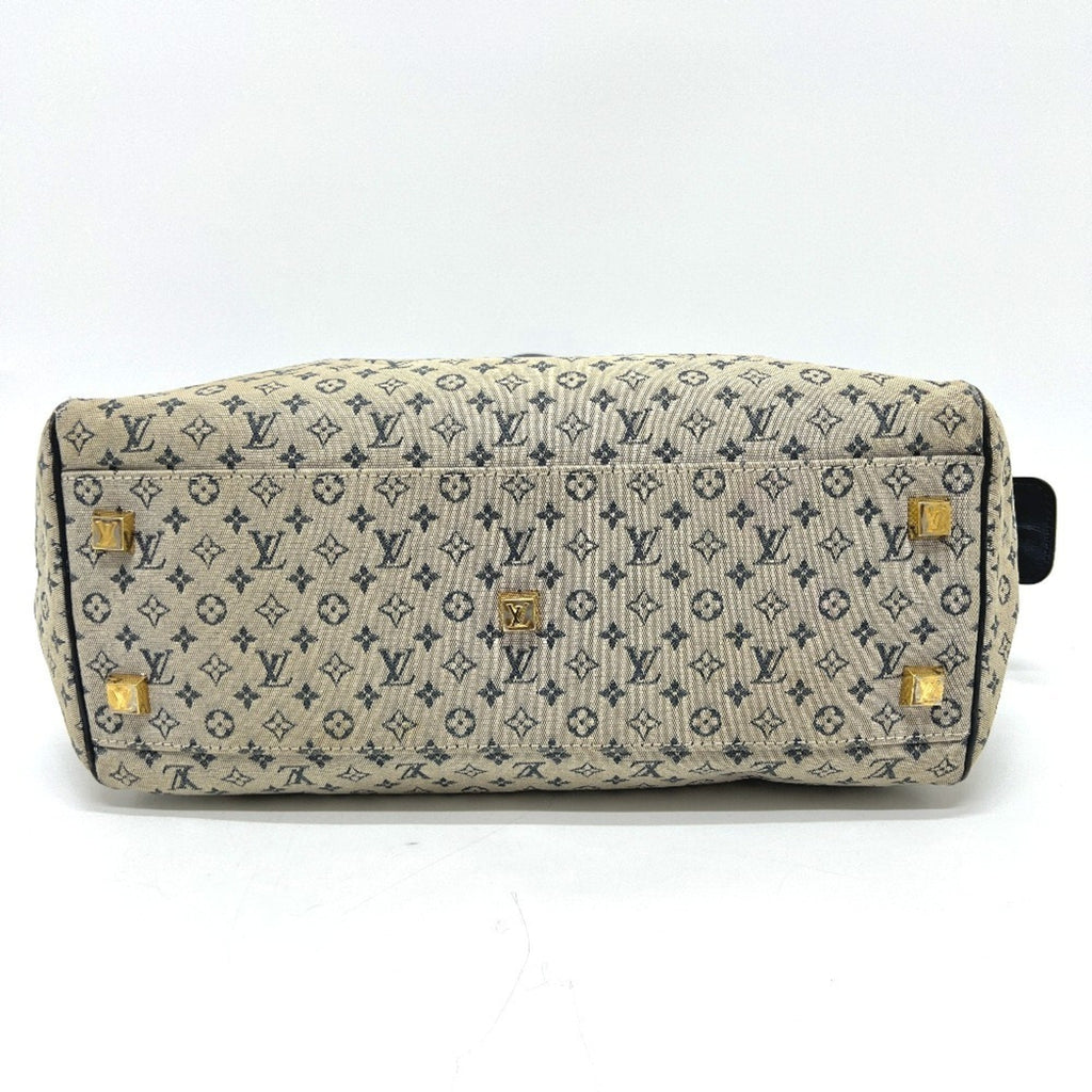 Louis Vuitton Galle Monogram Navy Monogram Mini Boston Bag Handbag (Pre-Owned)