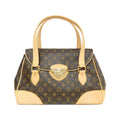 Louis Vuitton Marron Coated Canvas Shoulder Bag (Pre-Owned)