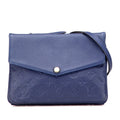 Louis Vuitton Blue Leather Shoulder Bag (Pre-Owned)