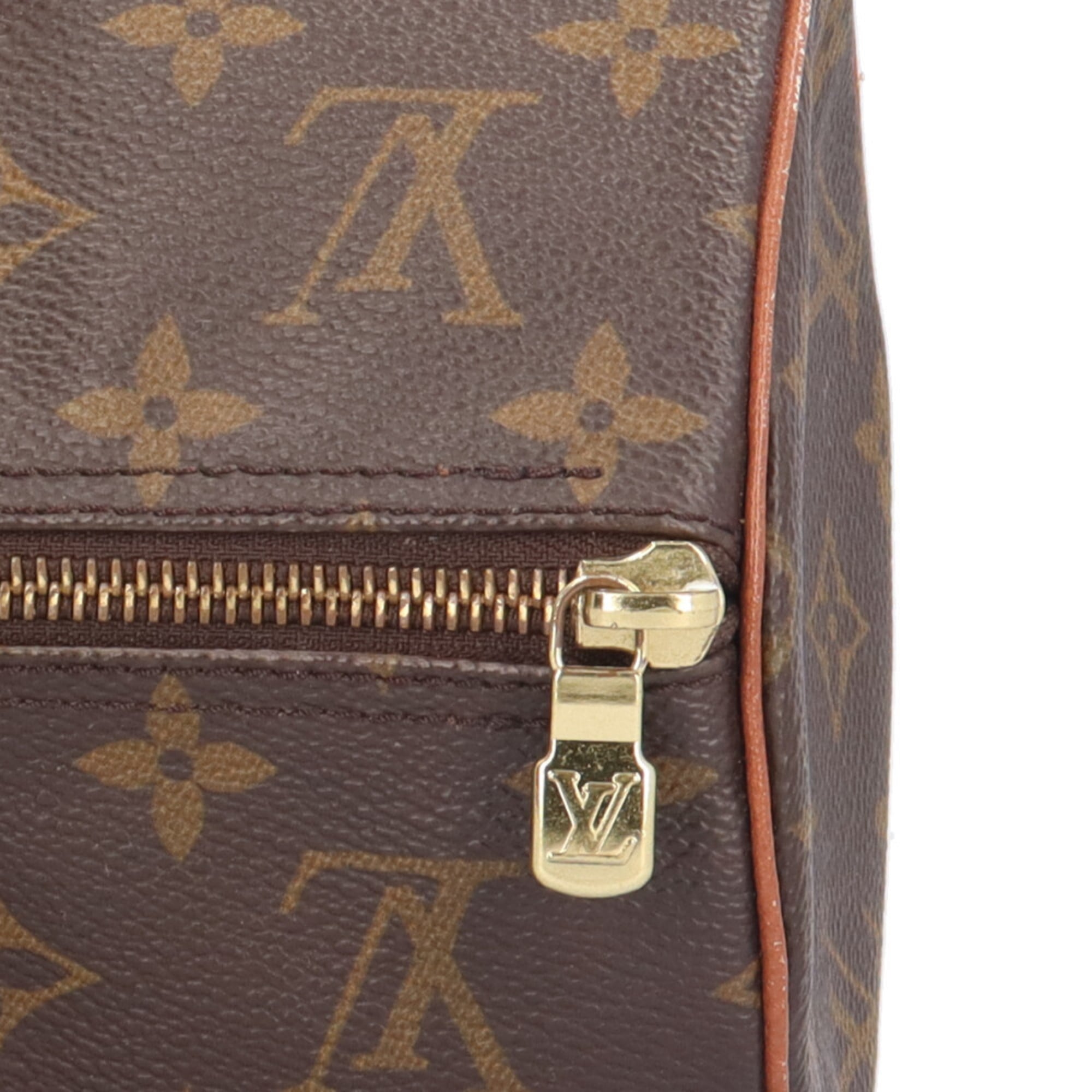 Louis Vuitton Brown Monogram Canvas Handbag (Pre-Owned)