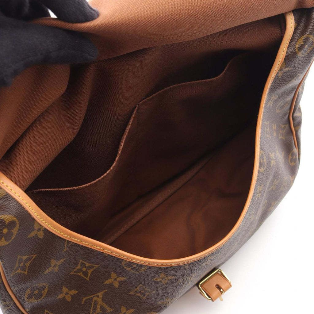 Louis Vuitton Brown Monogram Coated Canvas Pvc Leather Shoulder Bag (Pre-Owned)