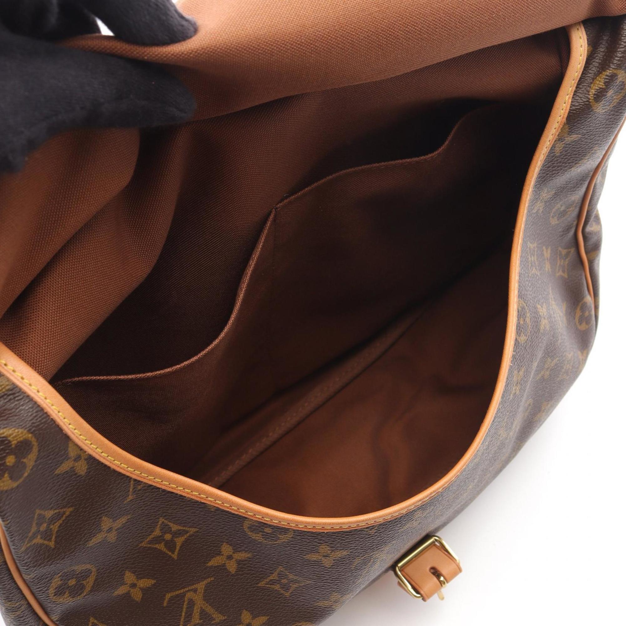 Louis Vuitton Brown Monogram Coated Canvas Pvc Leather Shoulder Bag (Pre-Owned)