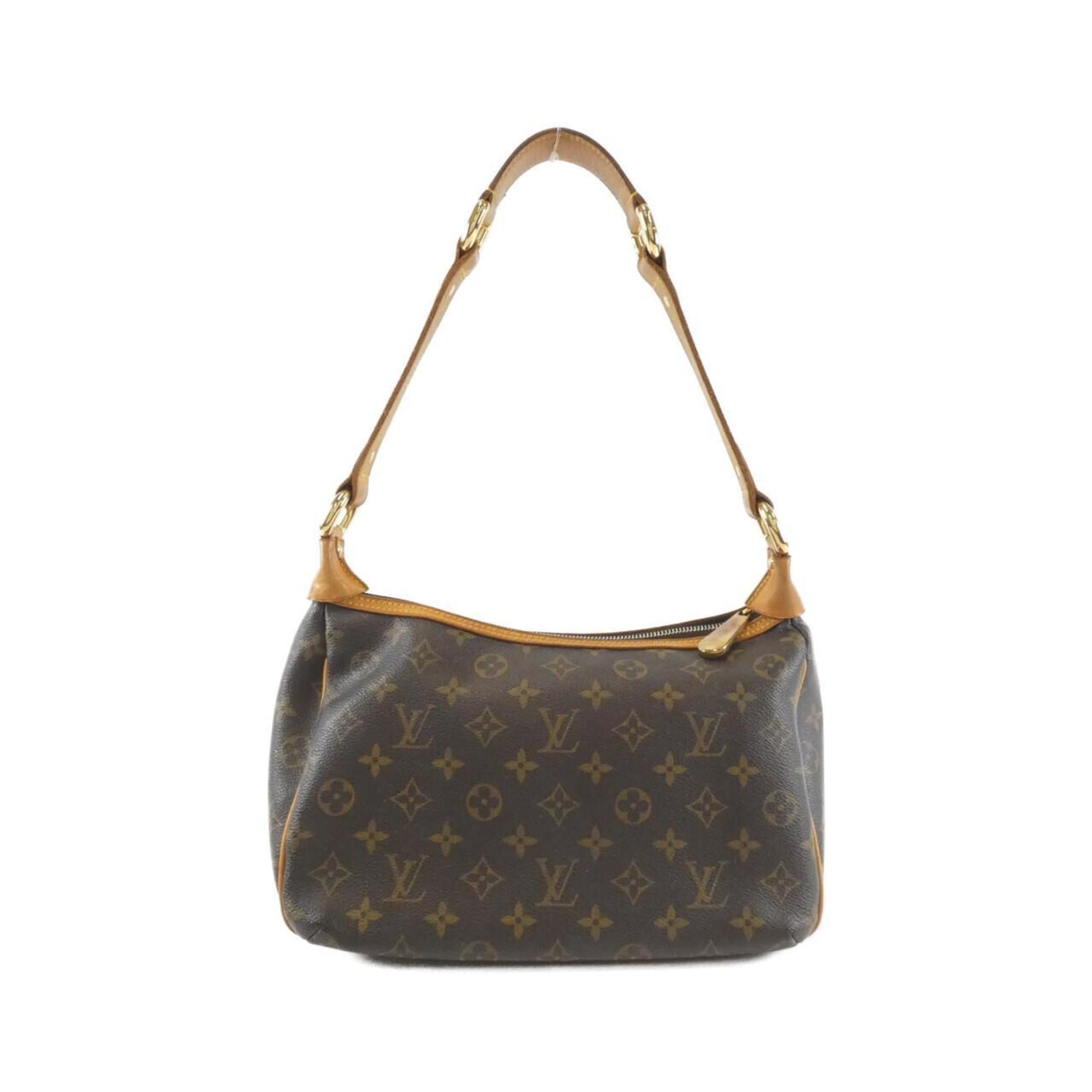 Louis Vuitton Marron Coated Canvas Shoulder Bag (Pre-Owned)