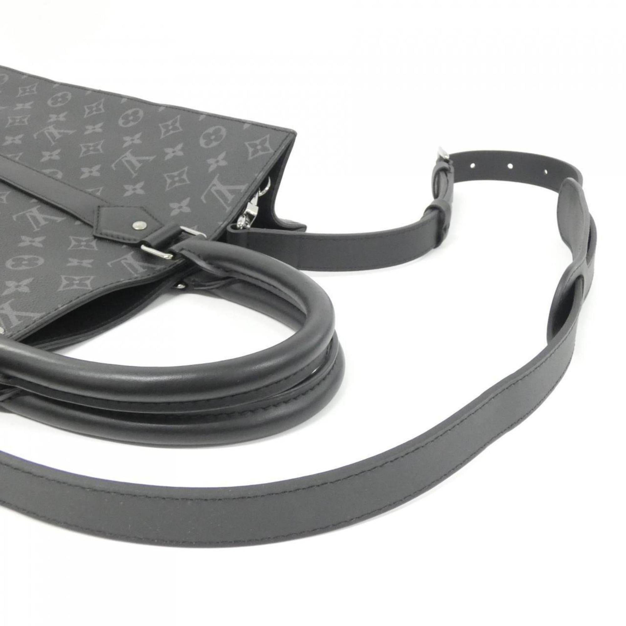 Louis Vuitton Black Coated Canvas Handbag (Pre-Owned)