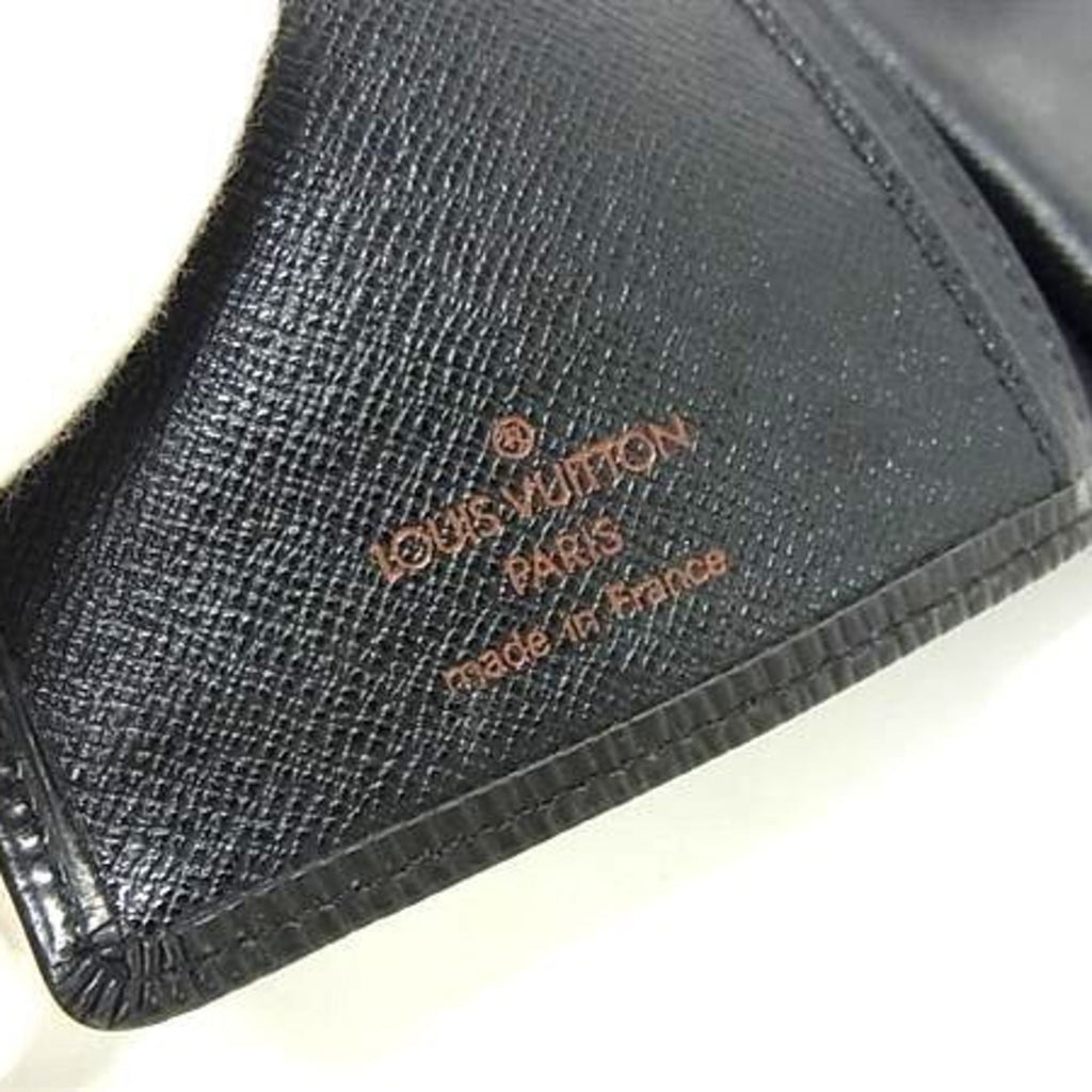Louis Vuitton Black Epi Leather Long Bill Wallet (Bi-Fold) (Pre-Owned)