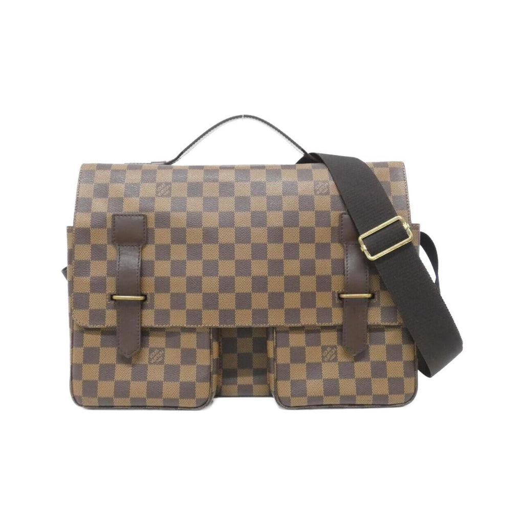 Louis Vuitton Damier Damier Canvas Ebene Damier Canvas Shoulder Bag (Pre-Owned)