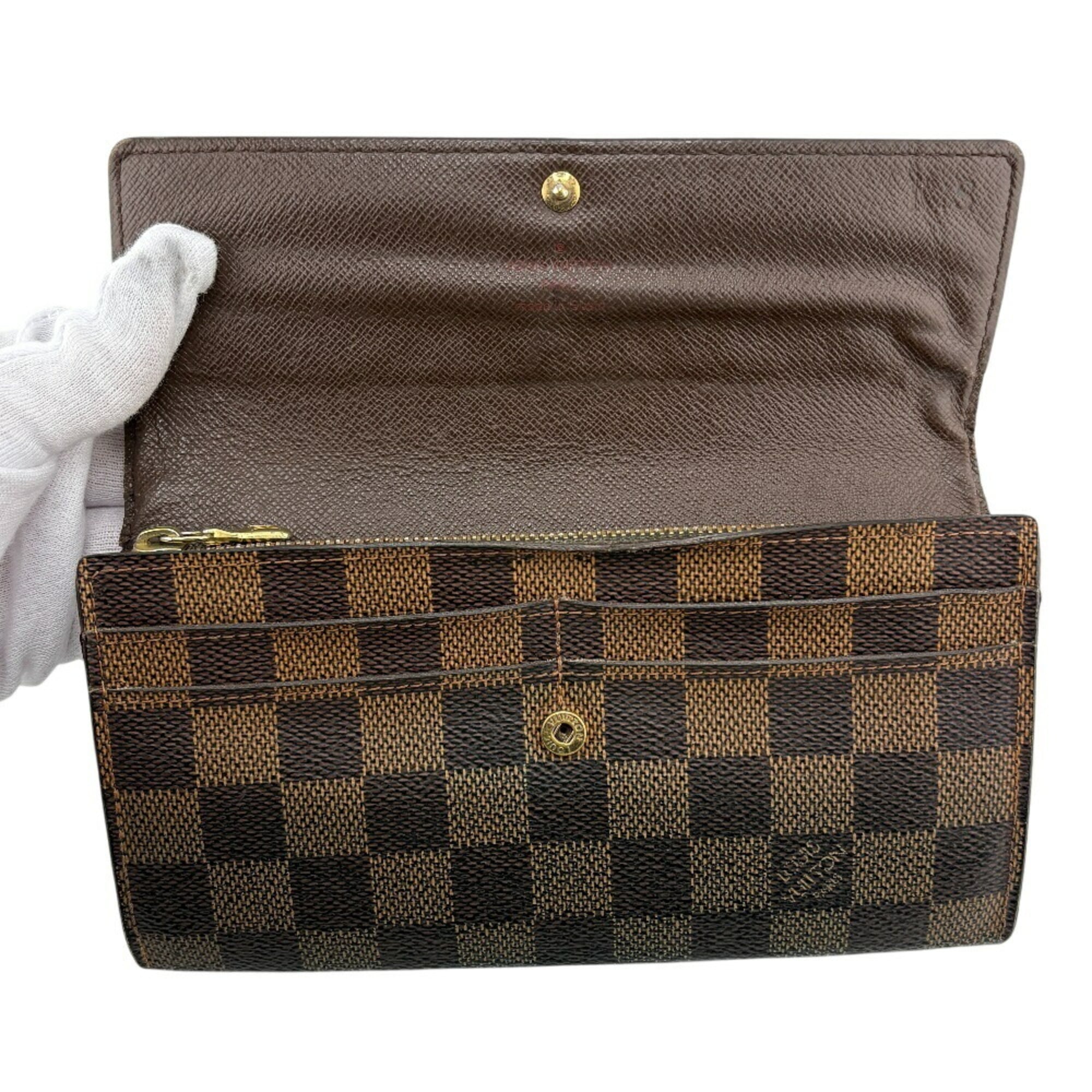 Louis Vuitton Brown Cuir Ombre Leather Coin Purse/Coin Case (Pre-Owned)