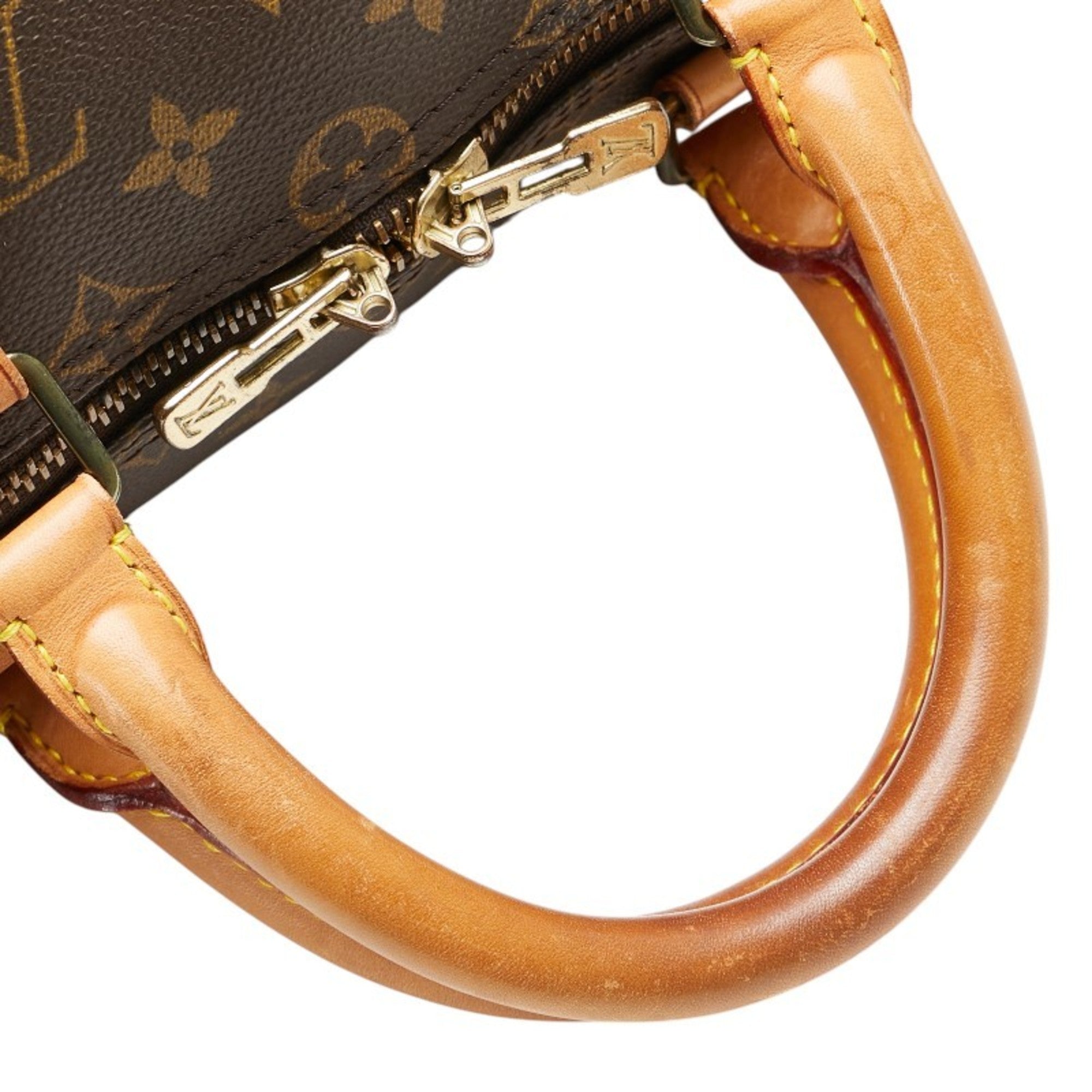 Louis Vuitton Brown Pvc Leather Boston Bag (Pre-Owned)
