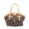 Louis Vuitton Brown Monogram Pvc Coated Canvas Leather Handbag (Pre-Owned)