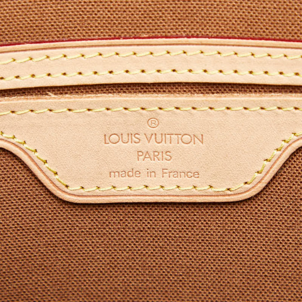 Louis Vuitton Brown Pvc Leather Shoulder Bag Tote Bag (Pre-Owned)