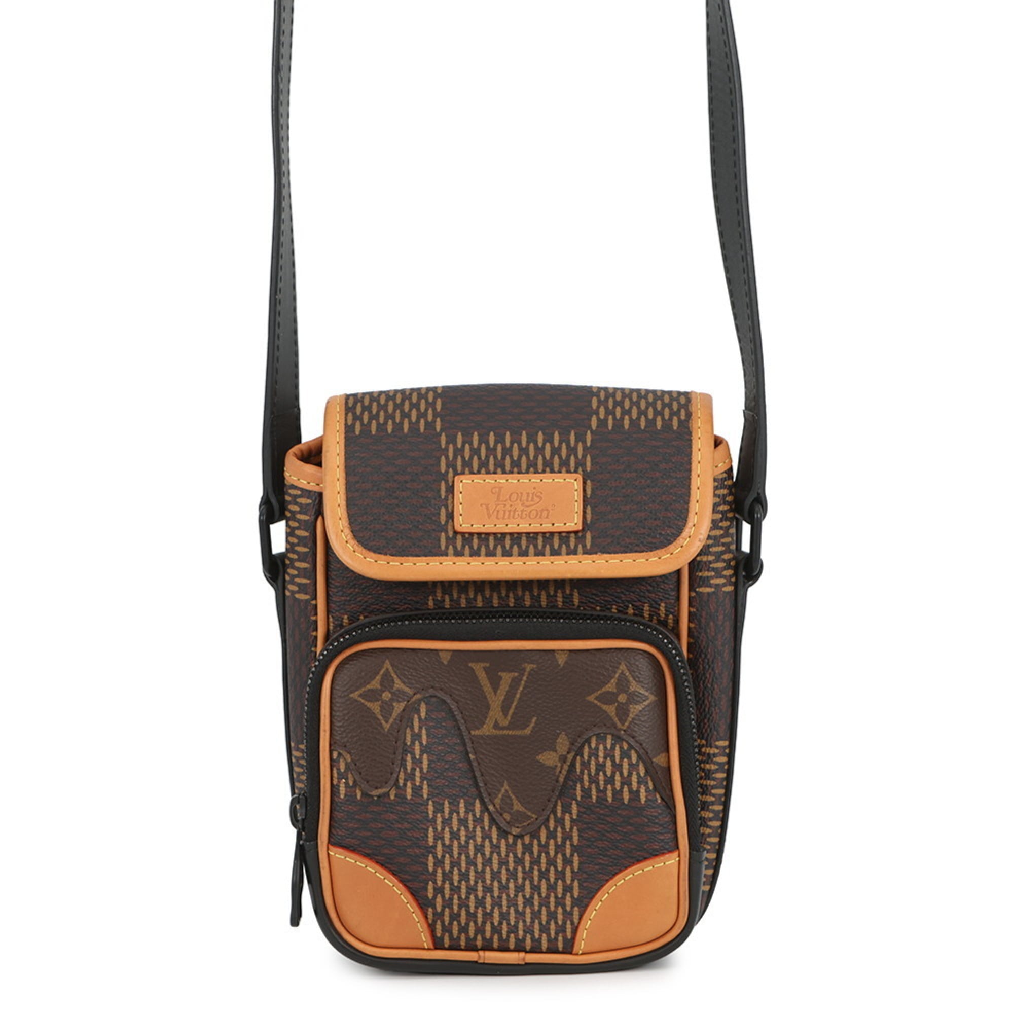 Louis Vuitton Black Damier Canvas Monogram Noir Monogram Shoulder Bag (Pre-Owned)