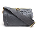 Louis Vuitton Gray Leather Shoulder Bag (Pre-Owned)