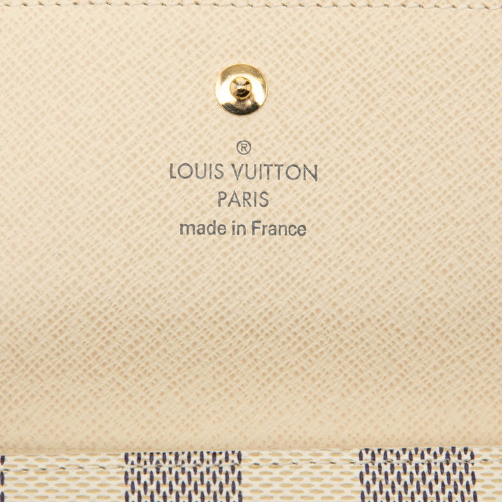 Louis Vuitton White Pvc Leather Wallet (Bi-Fold) (Pre-Owned)