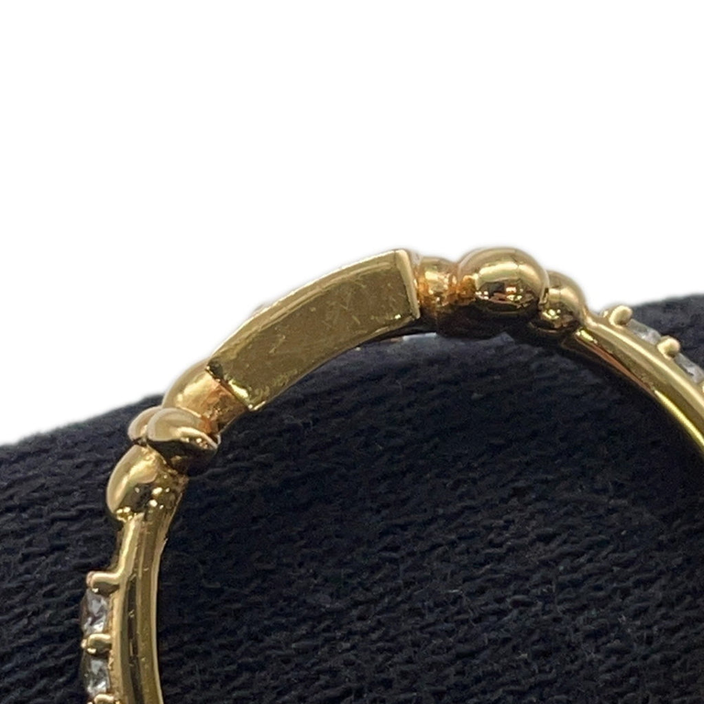 Louis Vuitton Gold Gold Plating Band Ring (Pre-Owned)