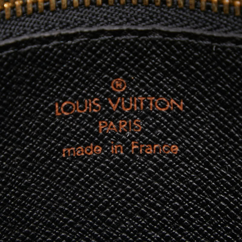 Louis Vuitton Borneo Green Leather Shoulder Bag (Pre-Owned)